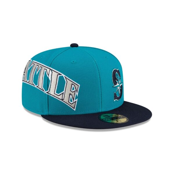 Seattle Mariners Premium Multi Logo 59FIFTY Fitted Hat
